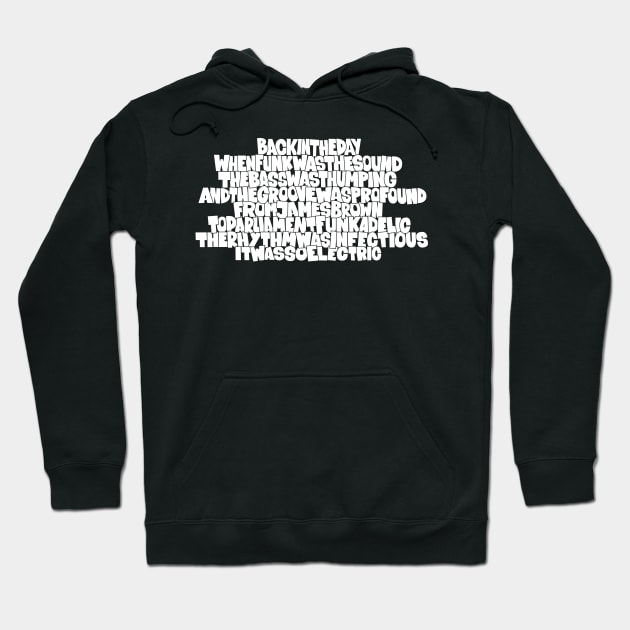 Funky Music Rhymes - Oldschool Graffiti Style Hoodie by Boogosh